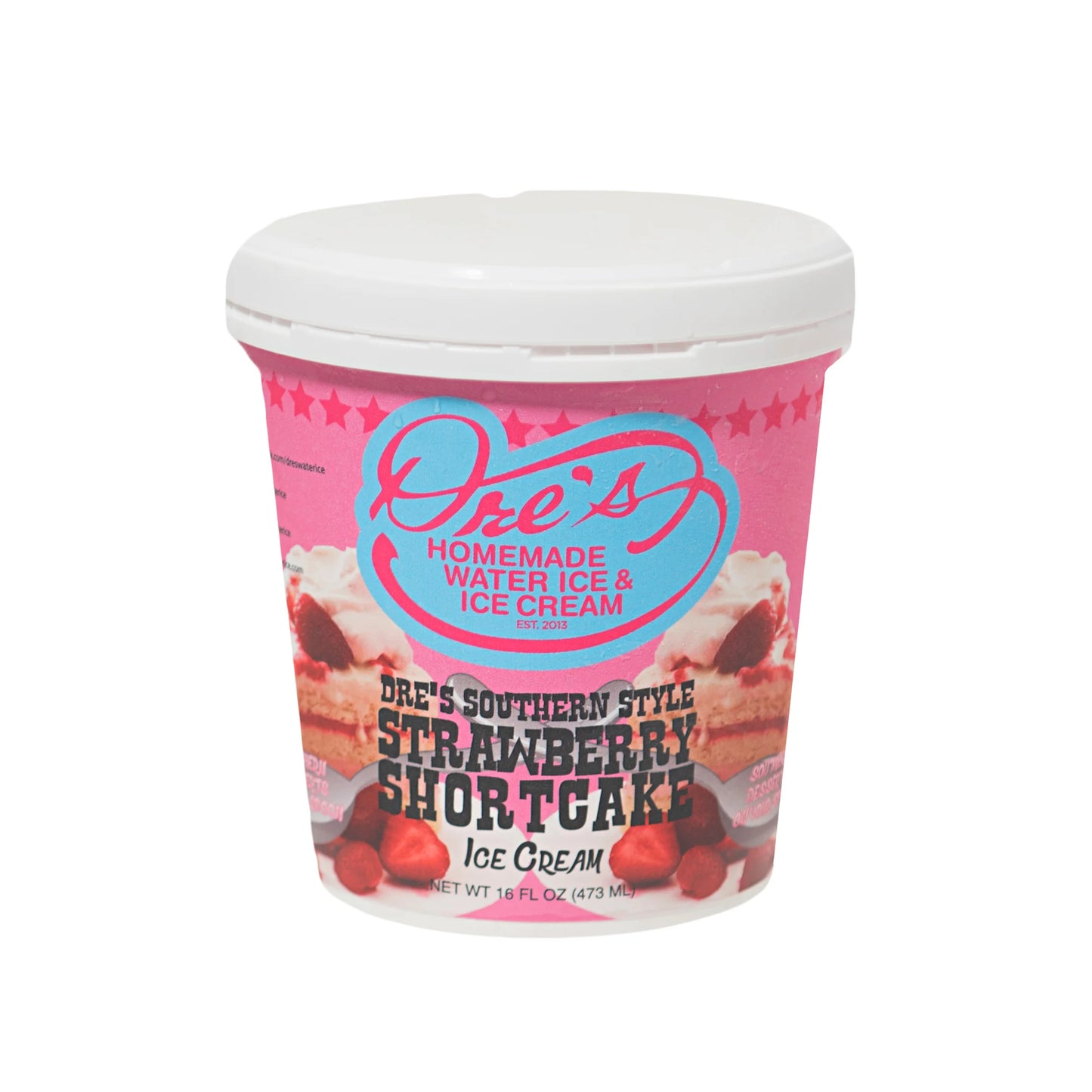 Dre's Southern Style Strawberry Shortcake Ice Cream